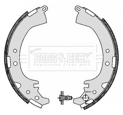 BORG & BECK Jarrukenkäsarja BBS6292